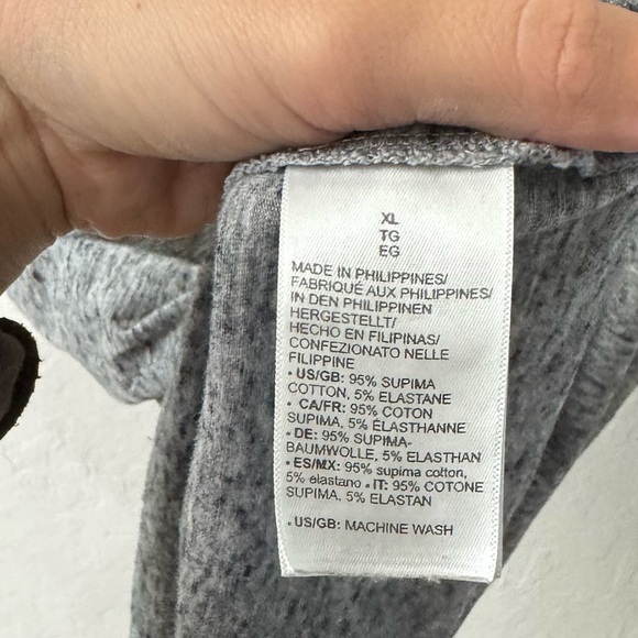 Daily Ritual Supima Cotton Gray Heathered Tank Top XL - Picture 5 of 5